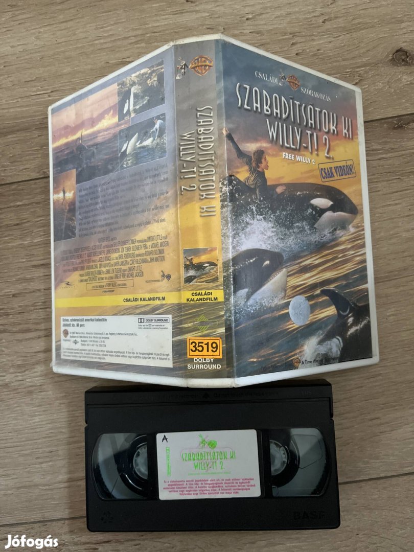 Szabadítsátok ki willyt 2 vhs 