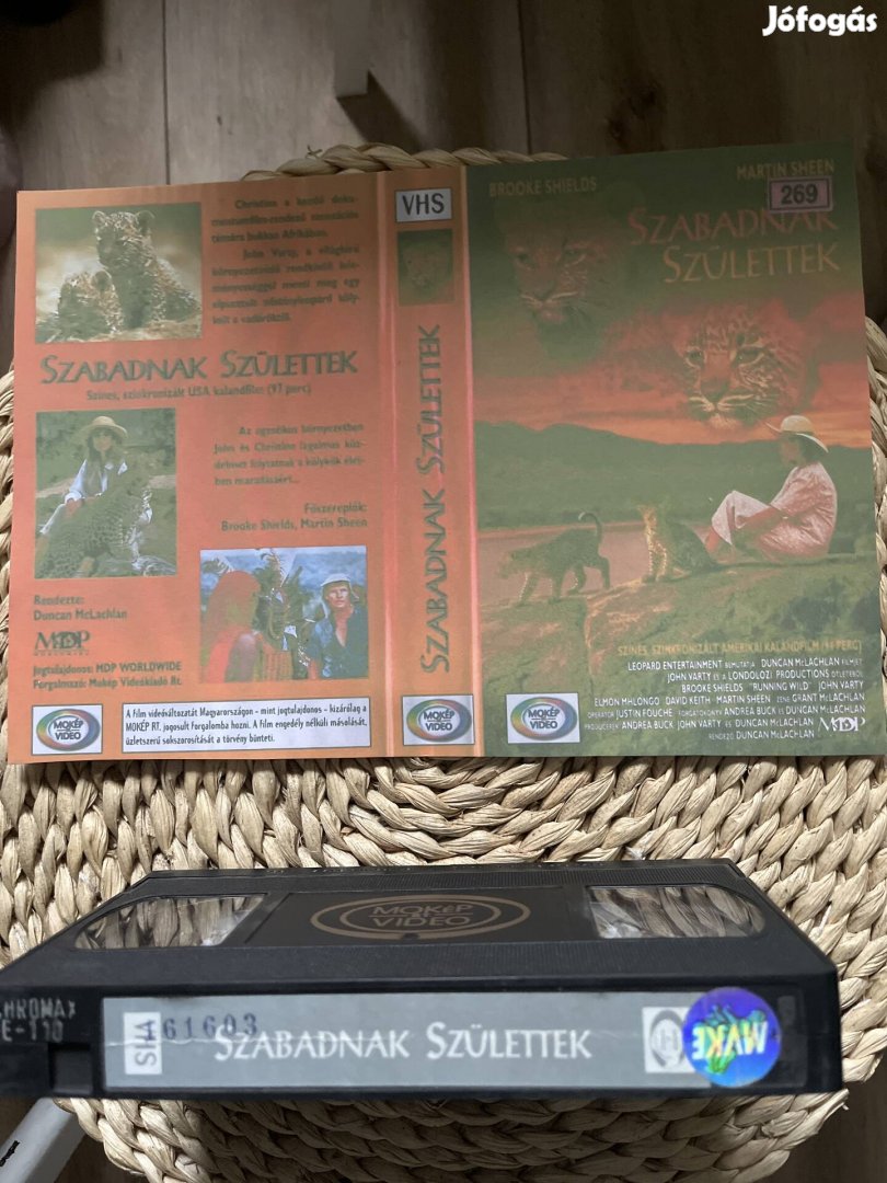 Szabadnak születtek vhs m