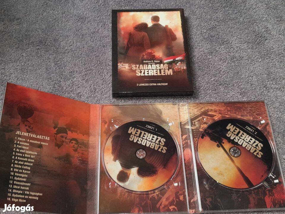 Szabadság, szerelem DVD (2006) díszdobozos digipack karcmentes 2 DVD-s