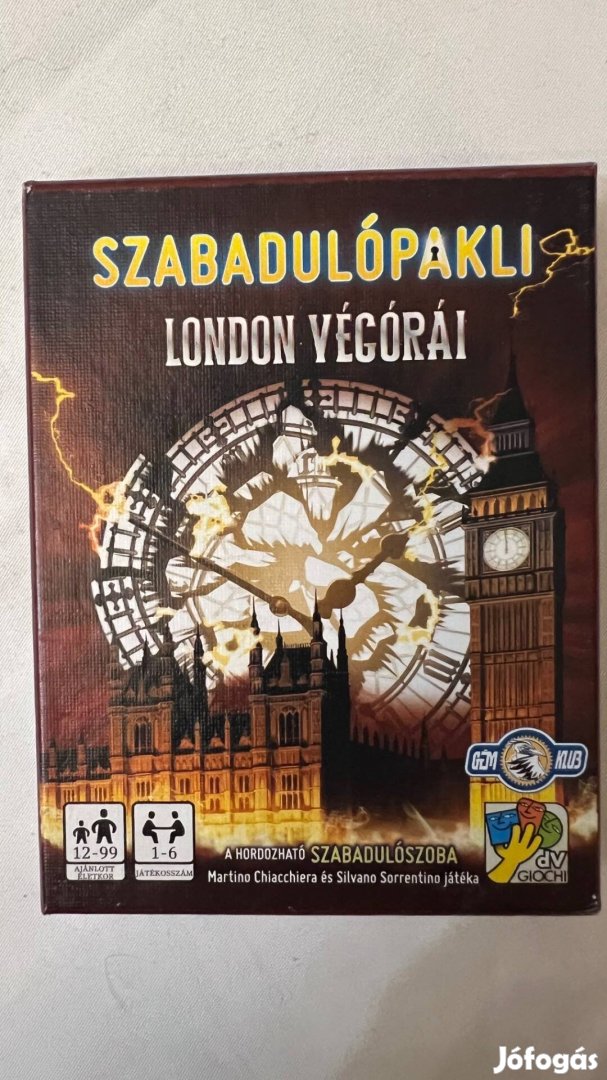 Szabadulópakli London végórái