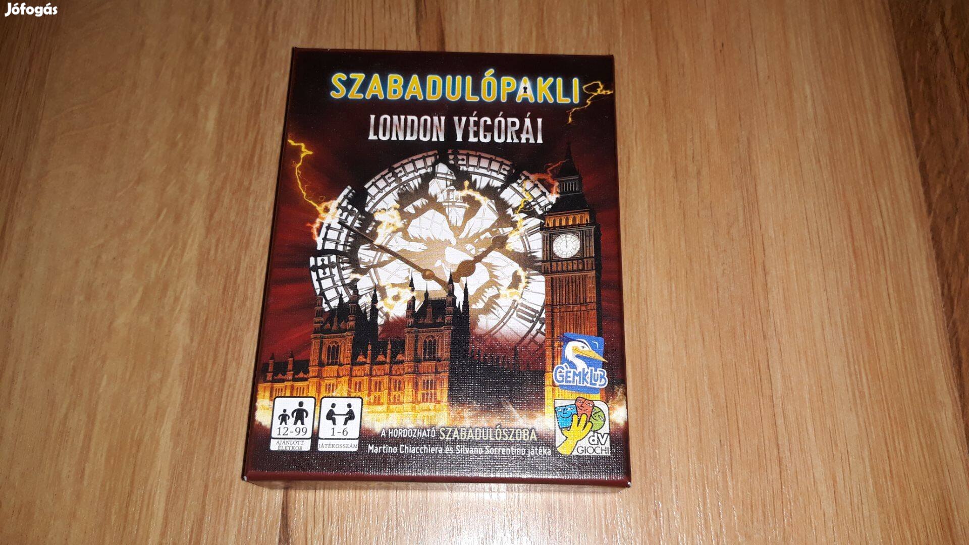 Szabadulópakli: London végórái, 1x használt