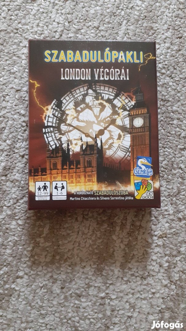 Szabadulópakli - London végórái játék