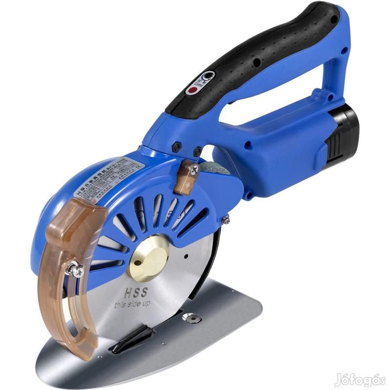 Szabászgép, szövegvágó  körkéses, akkumulátoros 125 mm