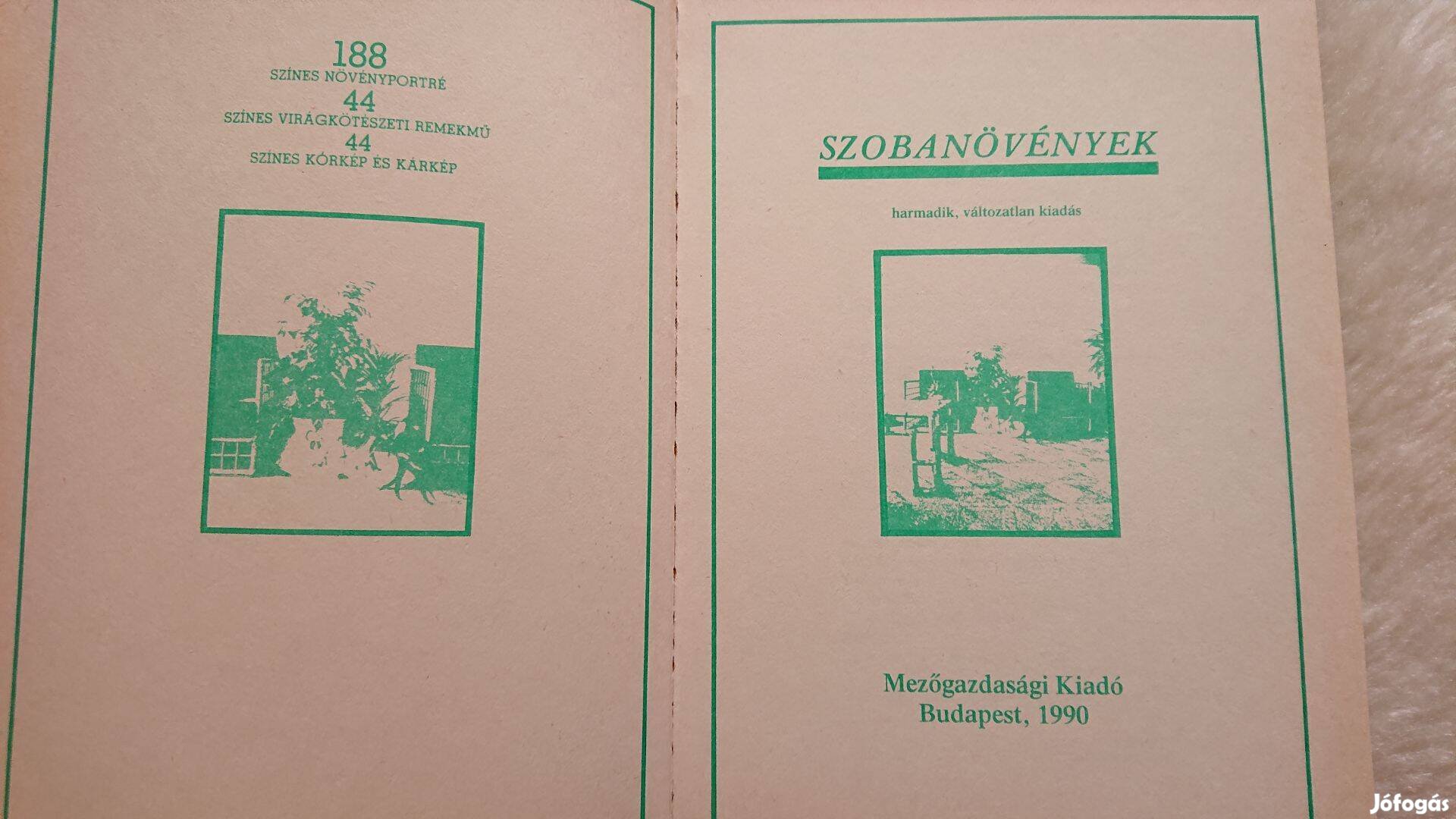 Szabó János: Szobanövények c. könyv (1988)