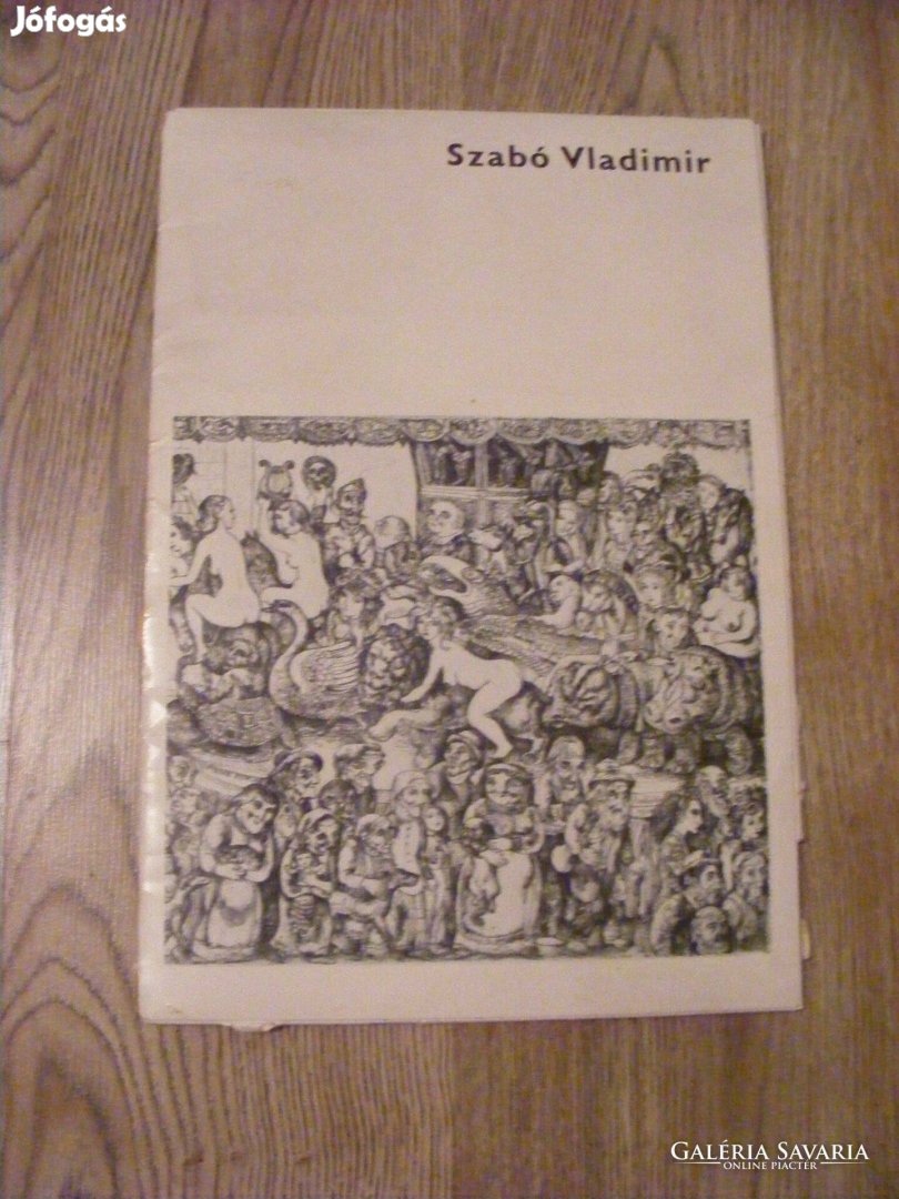 Szabó Vladimir 1976-os album,mellékletként 12 db rézkarcról másolat ki