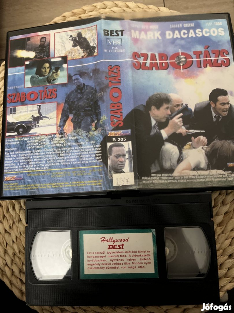 Szabotázs vhs