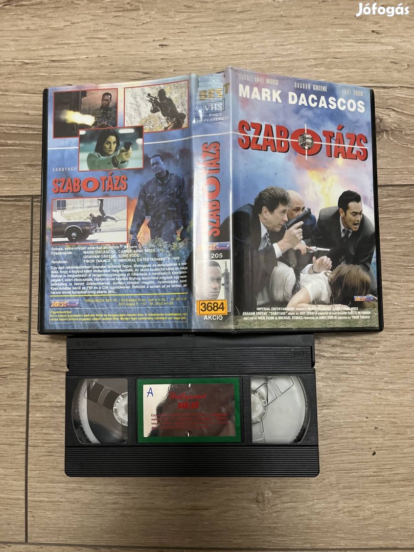 Szabotázs vhs.   