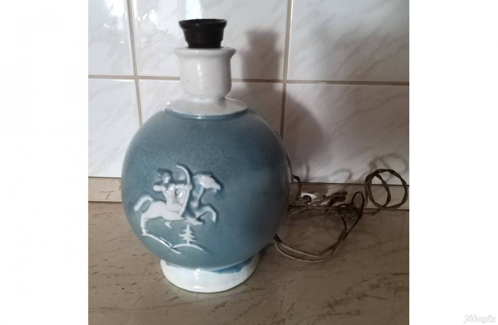 Szadai Lajos Kispest kerámialámpa