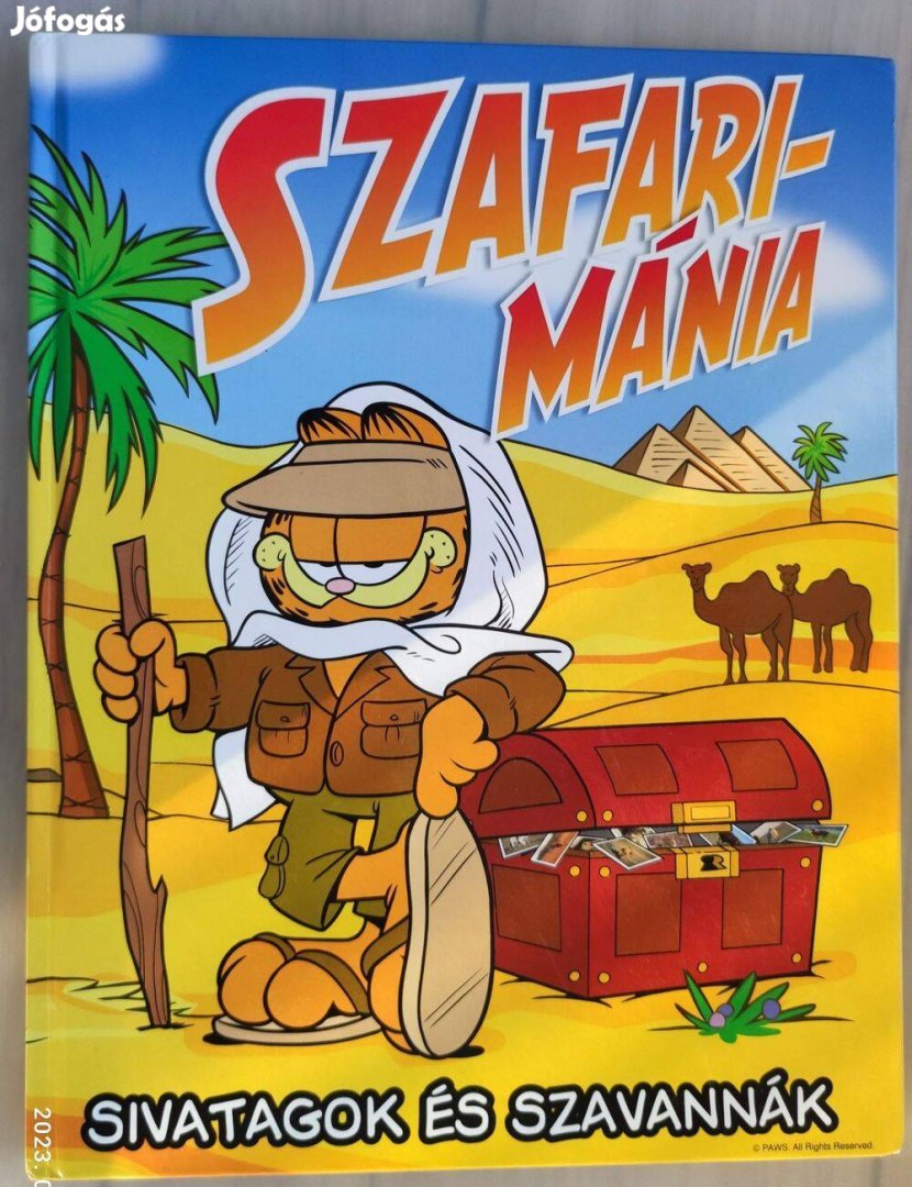 Szafari Mánia: Sivatagok és szavannák matricás album eladó Békéscsabán