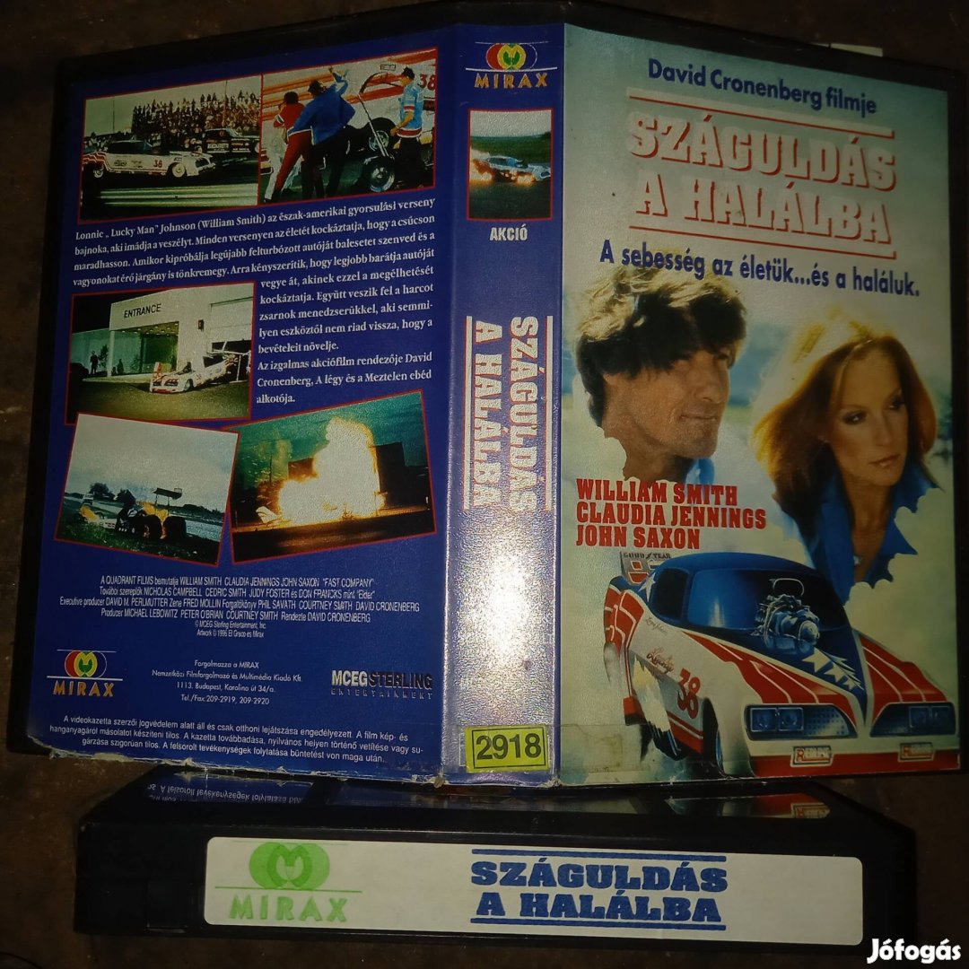 Száguldás a halálba - akció vhs - nagytok