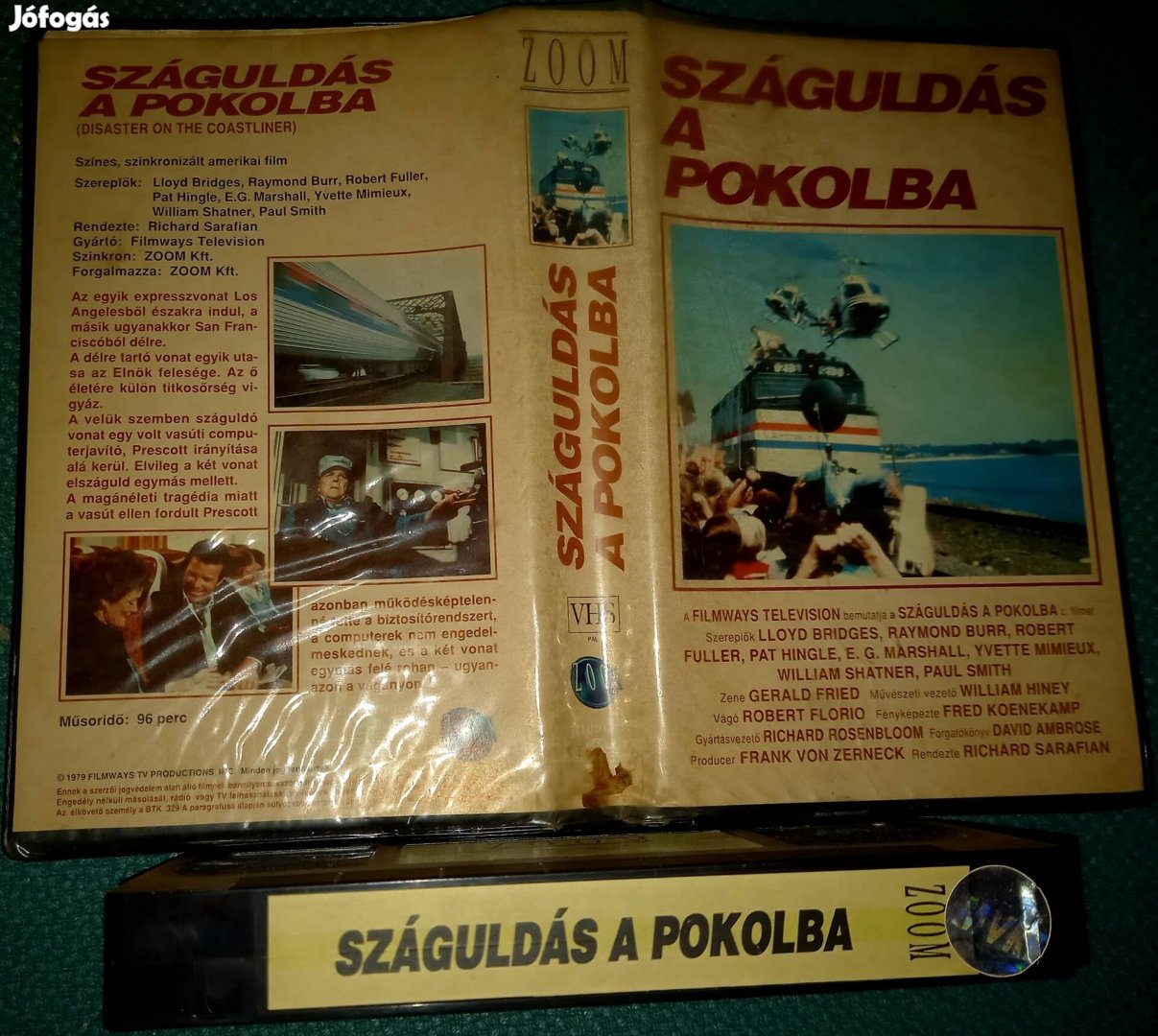 Száguldás a pokolba - akció vhs - nagytok