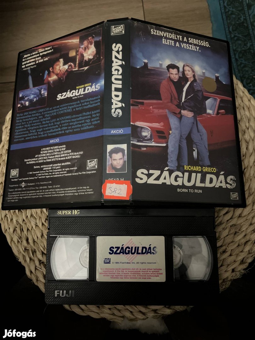 Száguldás vhs film