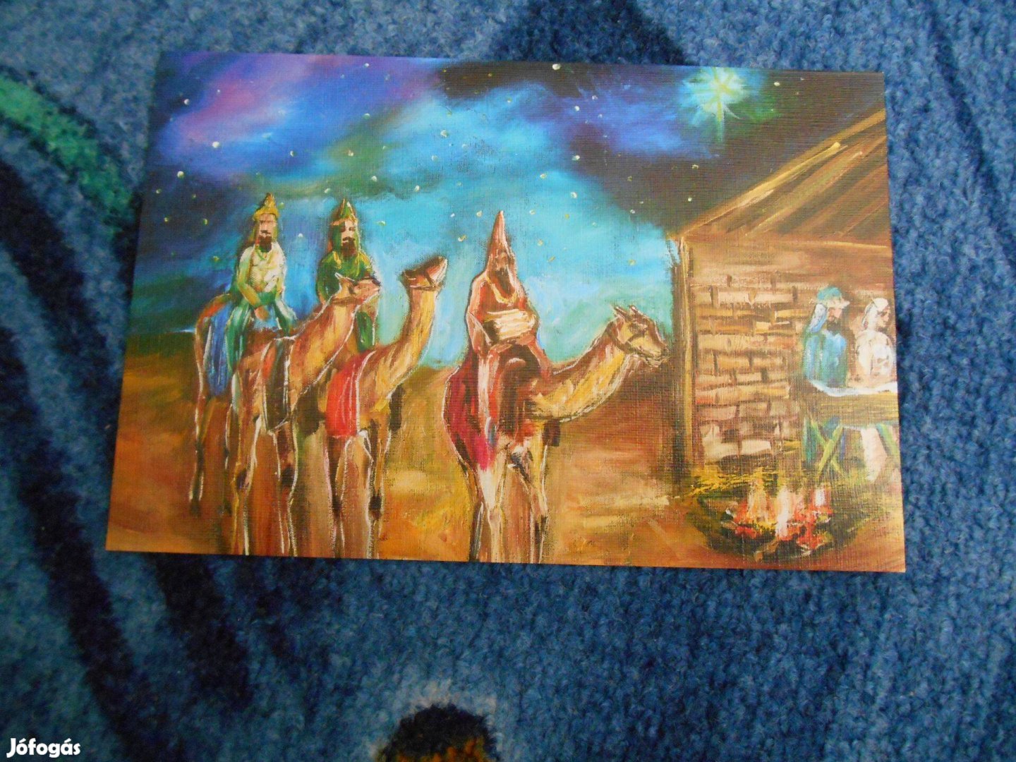 Szájjal és kézzel festett képeslapok 5