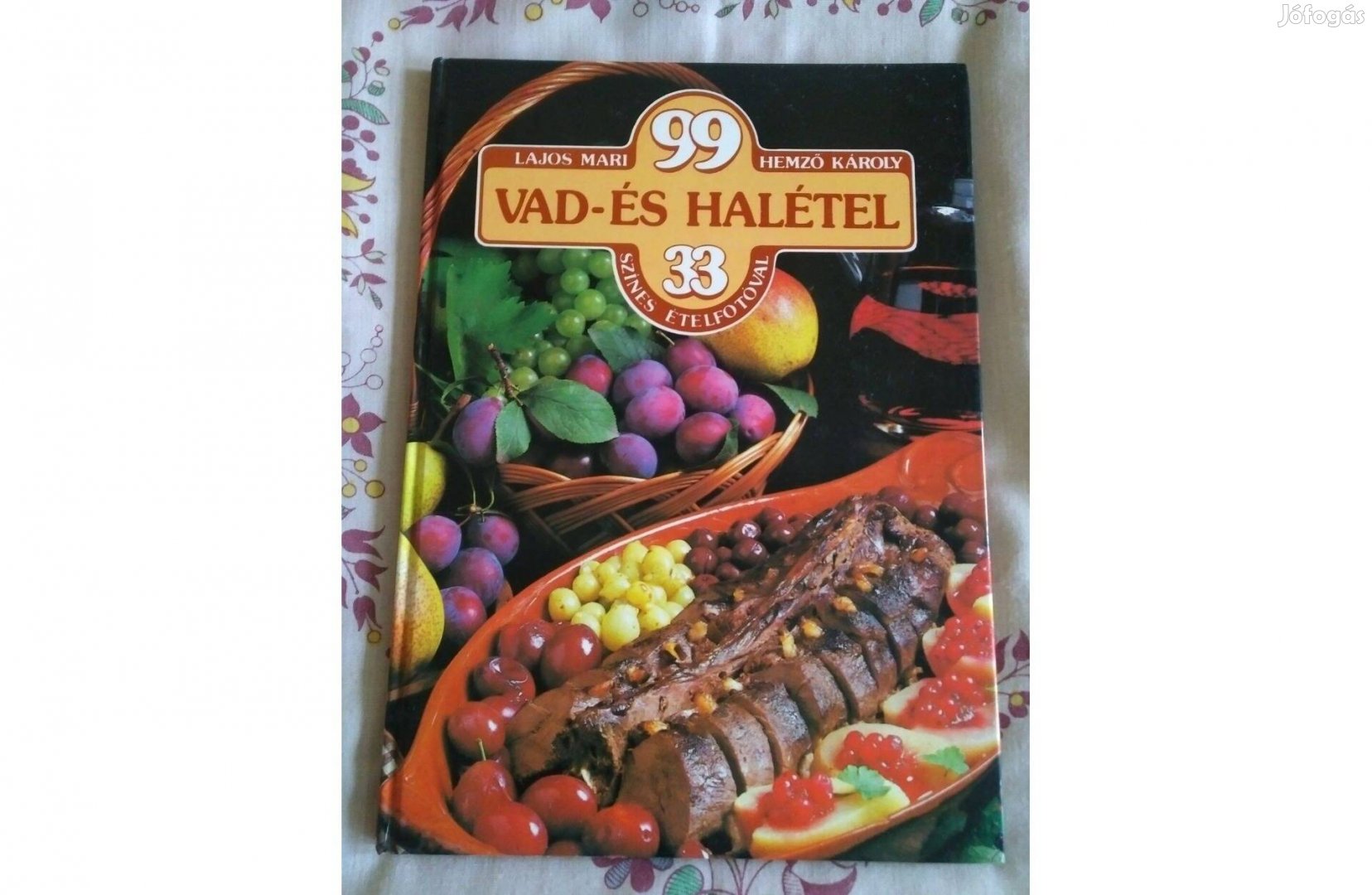 Szakácskönyv "Vad és Halétel" 1987-es kiadás eladó