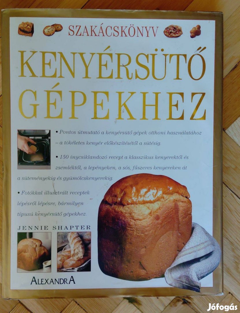 Szakácskönyv kenyérsütő gépekhez