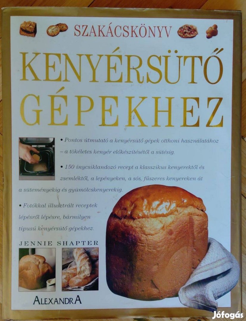 Szakácskönyv kenyérsütő gépekhez