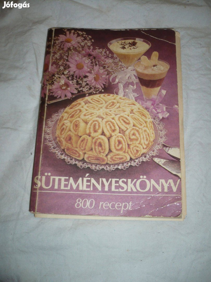 Szakácskönyv süteményeskönyv 1988