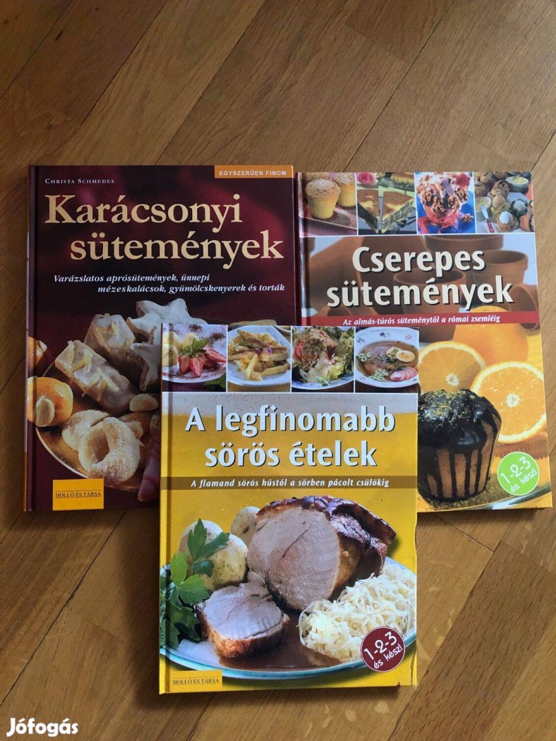 Szakácskönyvek eladók