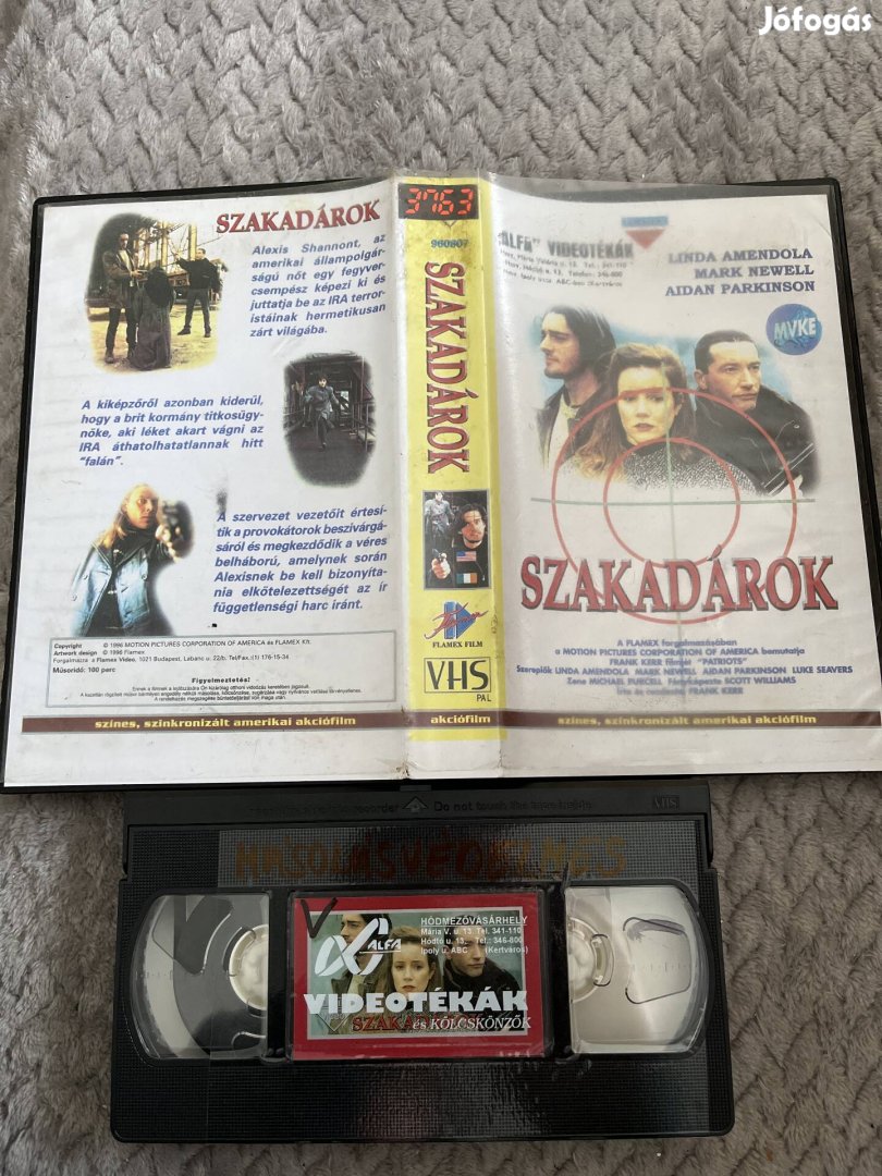 Szakadárok vhs nagytok akció alfa