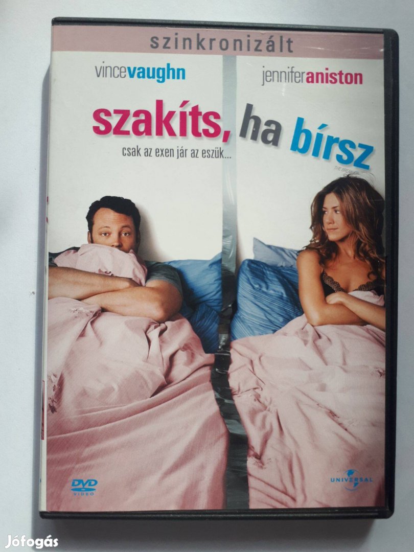 Szakíts, ha bírsz (Jennifer Aniston, Vince Vaughn) DVD (posta 510 Ft)