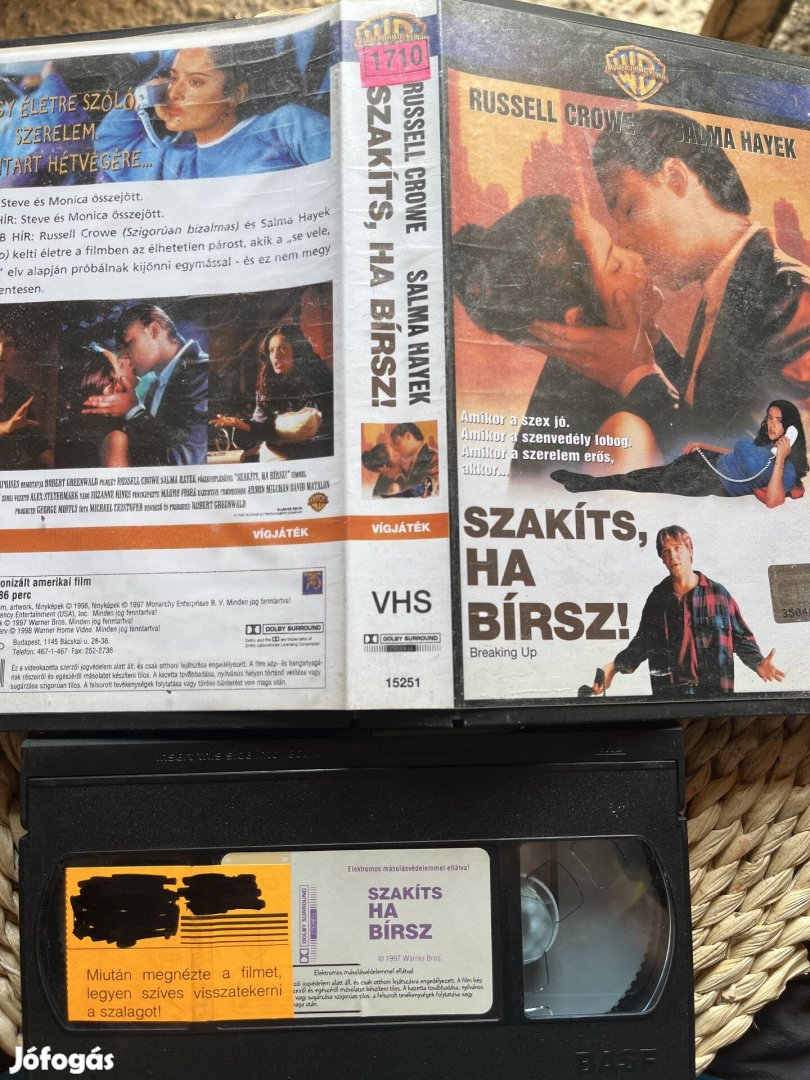 Szakíts ha birsz vhs kazetta