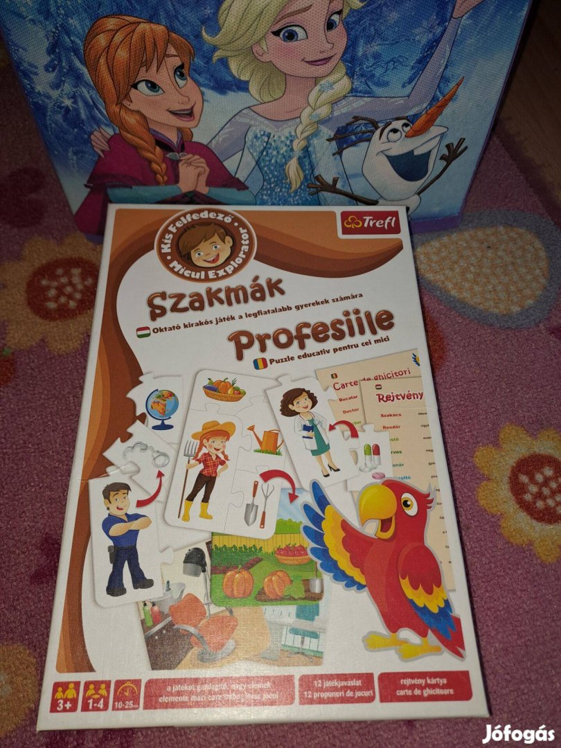 Szakmak ovis kisiskolas ujszeru puzzle kirakojatek