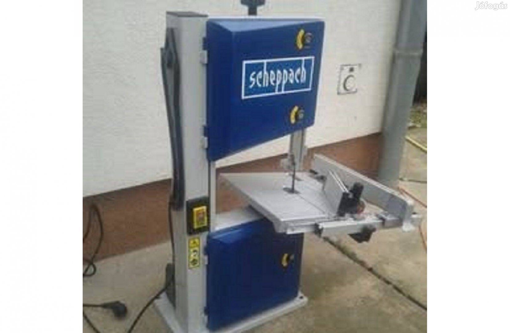 Szalag fűrész Scheppach HBS 261 szalagfűrész elektromos 230 V tejesen