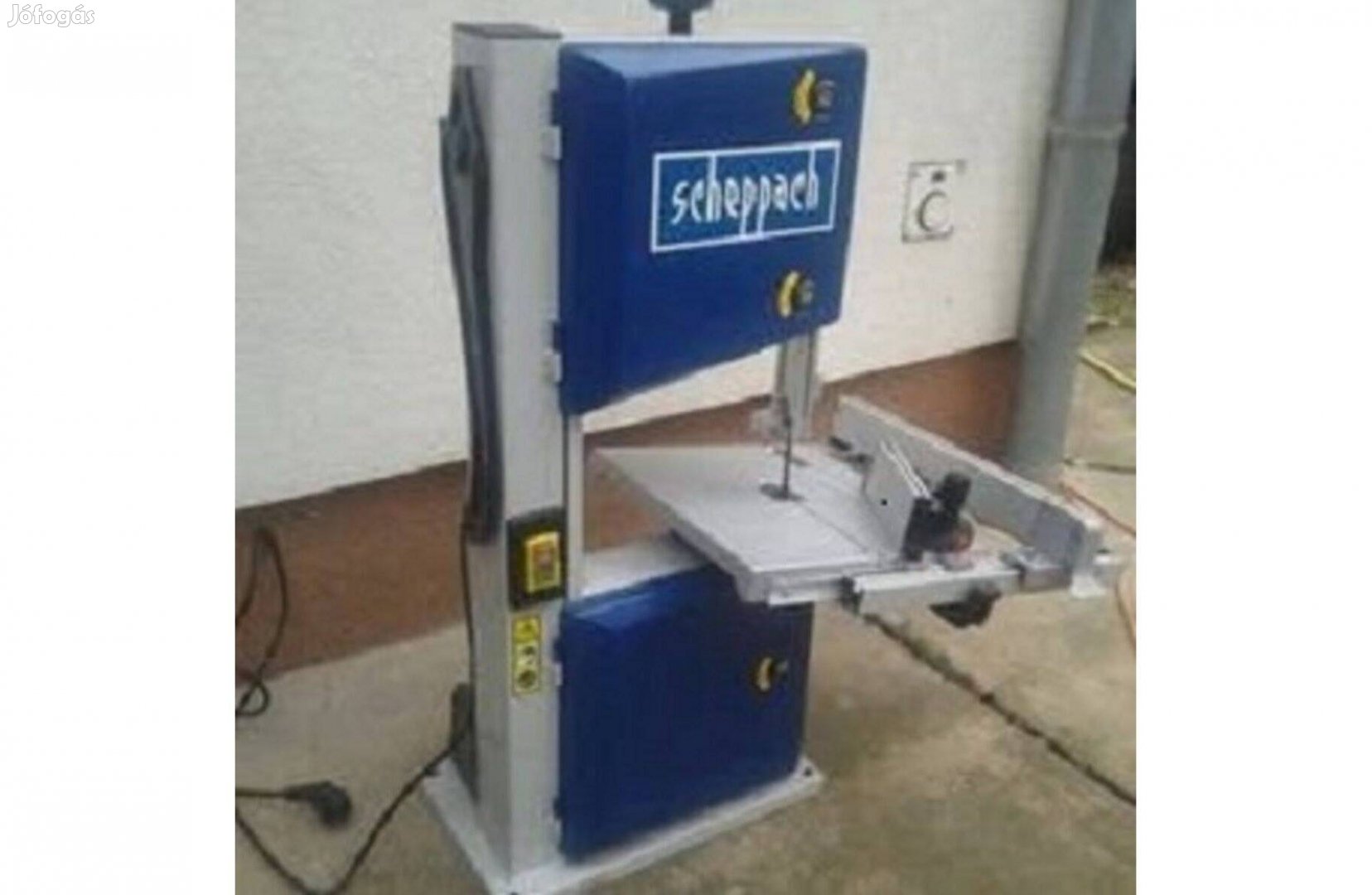 Szalag fűrész Scheppach HBS 261 szalagfűrész elektromos 230 V tejesen