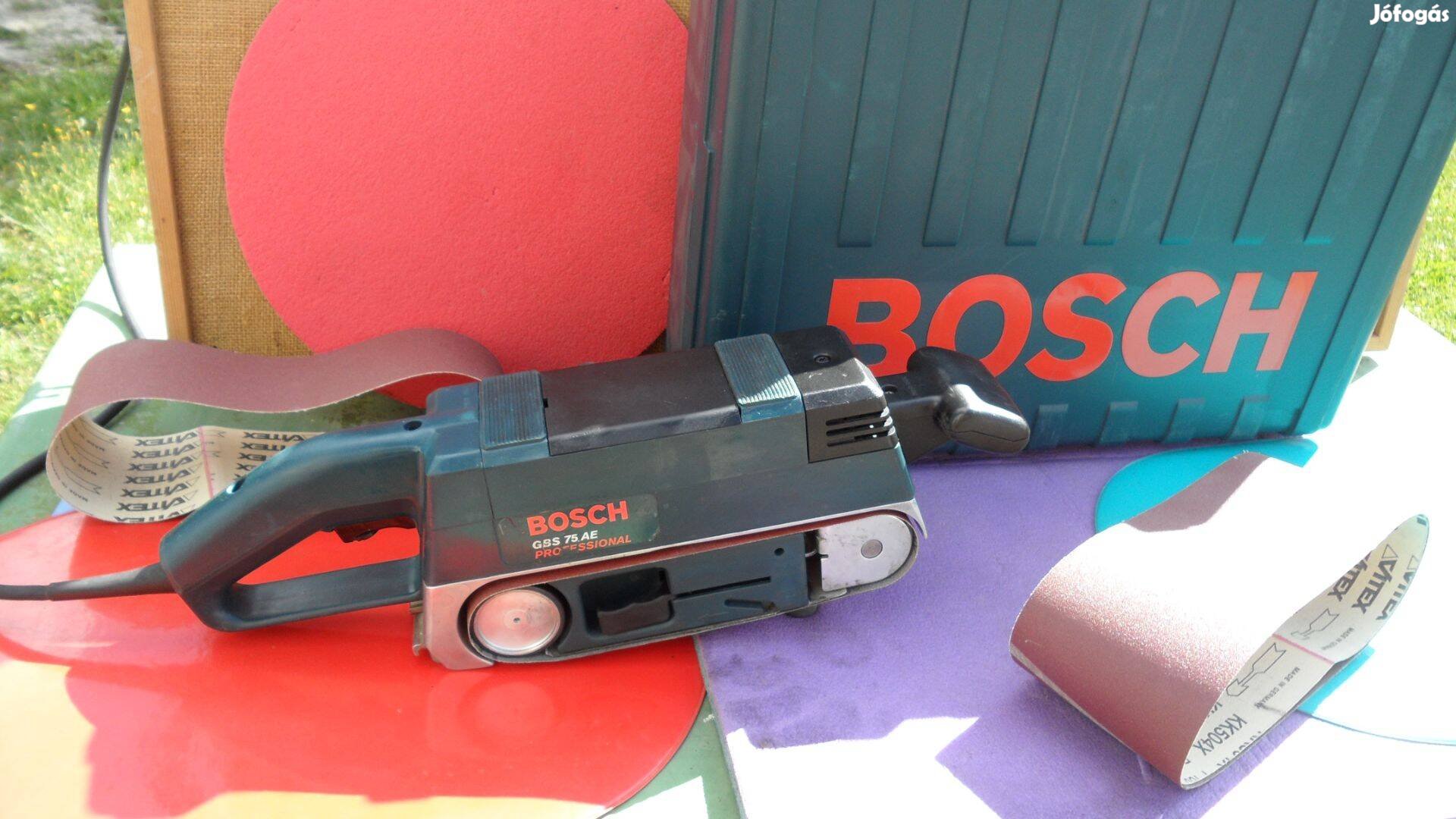 Szalagcsiszoló Bosch szabályzós csiszoló 750W mint Metabo Milwaukee