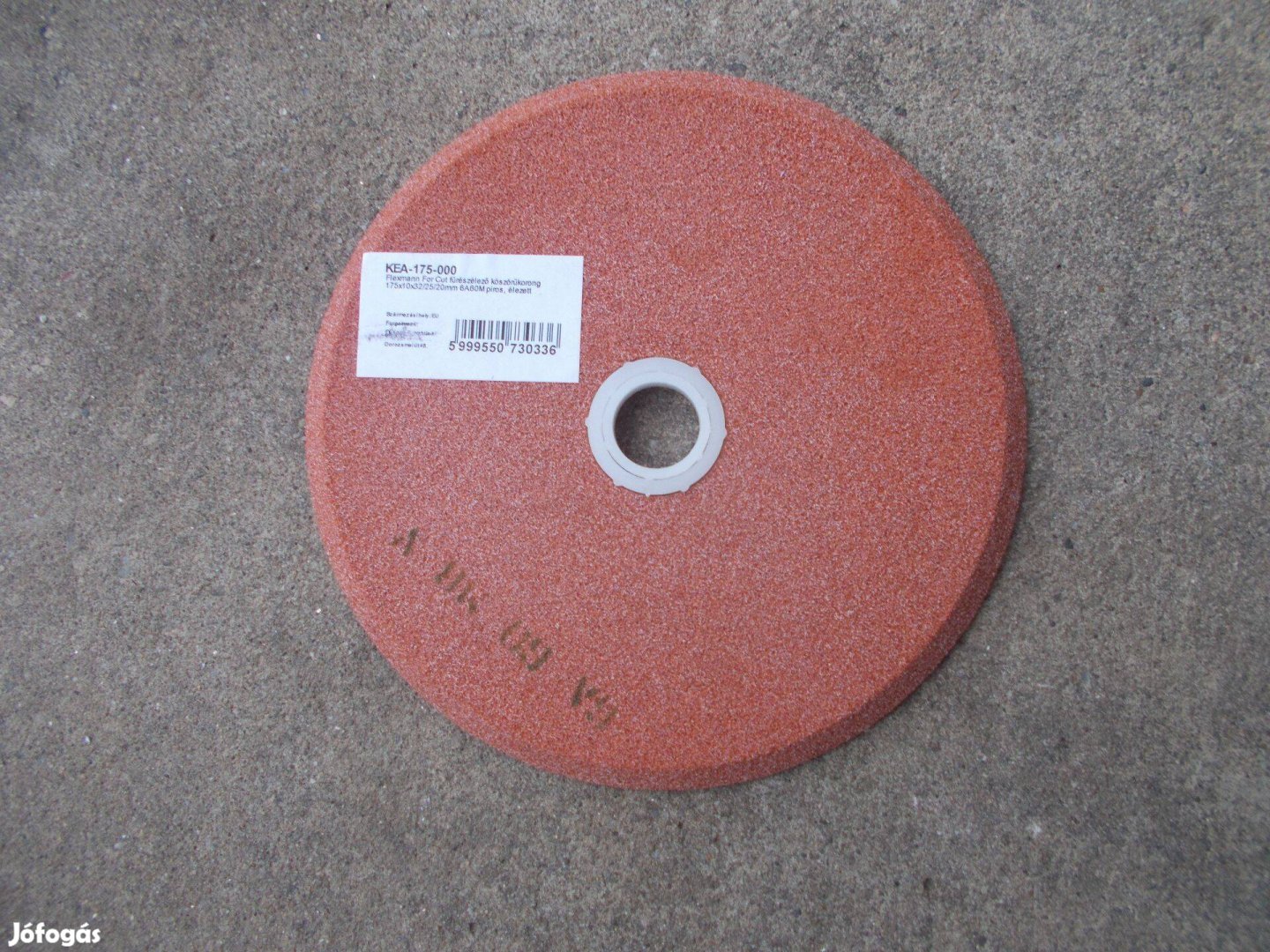 Szalagfűrész köszörűkő 175x10x32/20 mm-es szűkítéssel, 60-as szemcse