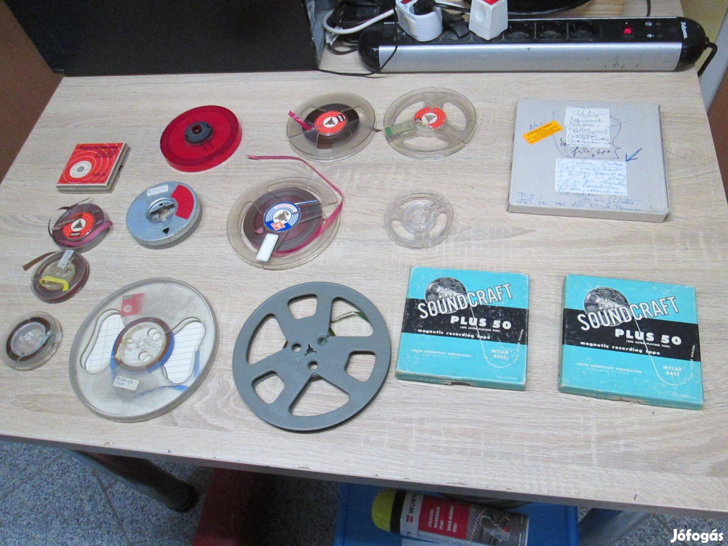 Szalagok orsós magnókhoz különböző méretekben