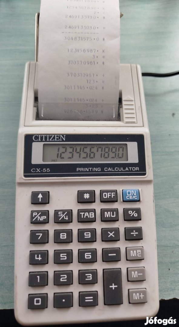 Szalagos számológép eladó!