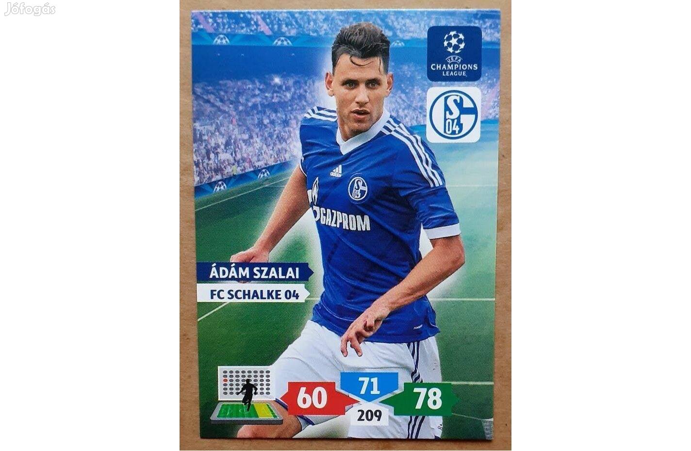 Szalai Ádám Schalke 04 focis kártya Panini Champions League 2013-14