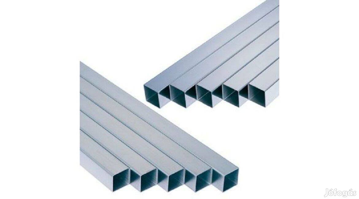 Szálcsiszolt 30x30x1 mm 304 Rozsdamentes zártszelvény új