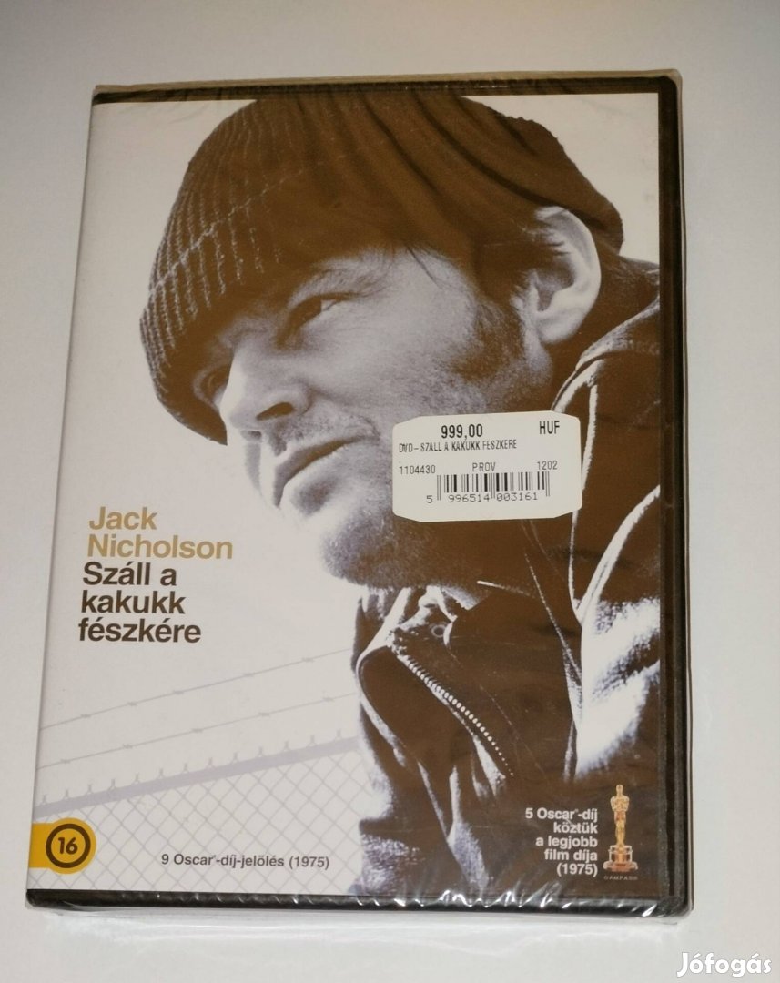 Száll a kakukk fészkére dvd bontatlan Jack N.