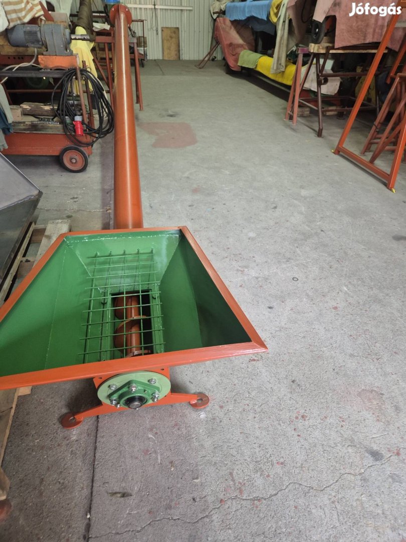 Szállító csiga, 380 V., 4.5 m., 135-ös átmérővel