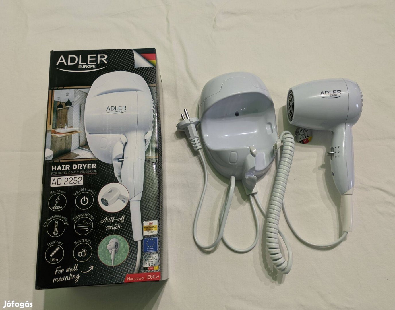 Szállodai hajszárító, Adler Ad2252
