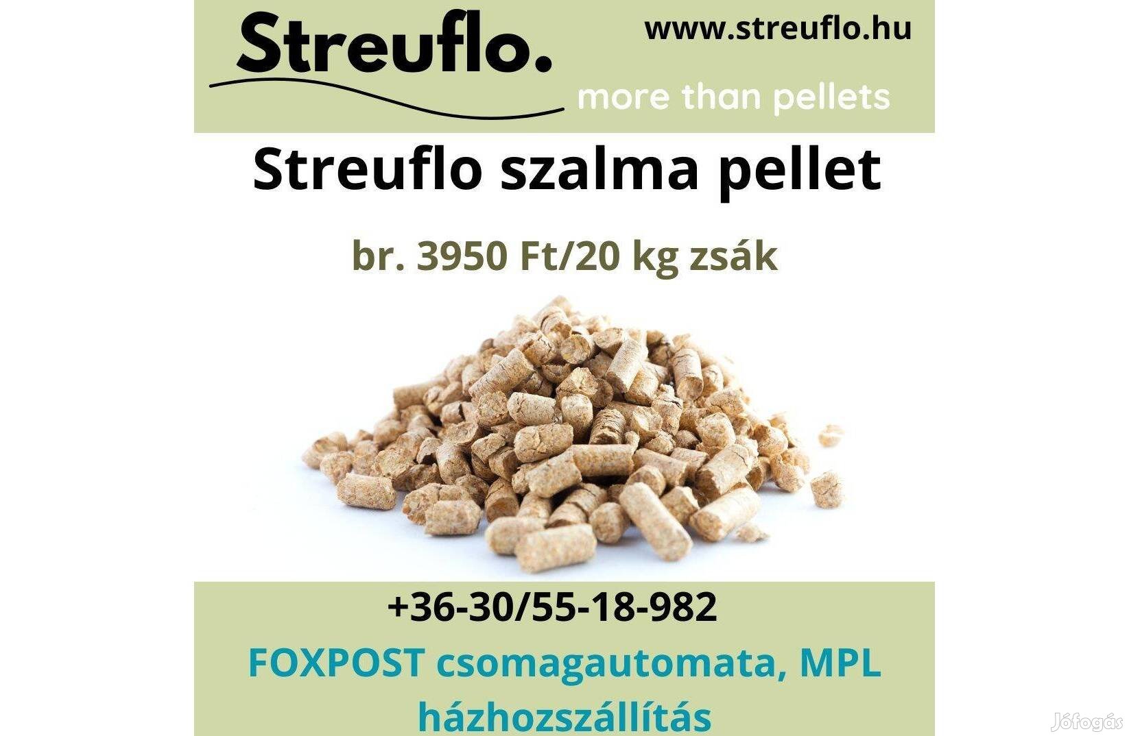Szalma pellet