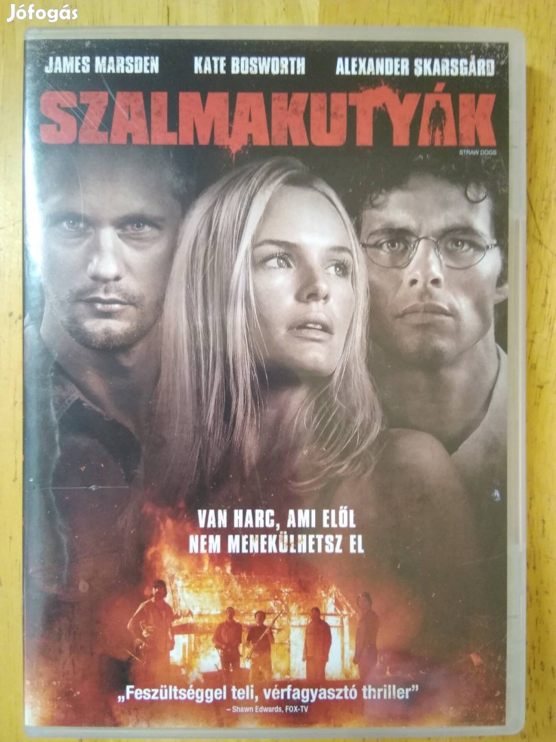 Szalmakutyák újszerű dvd James Marsden