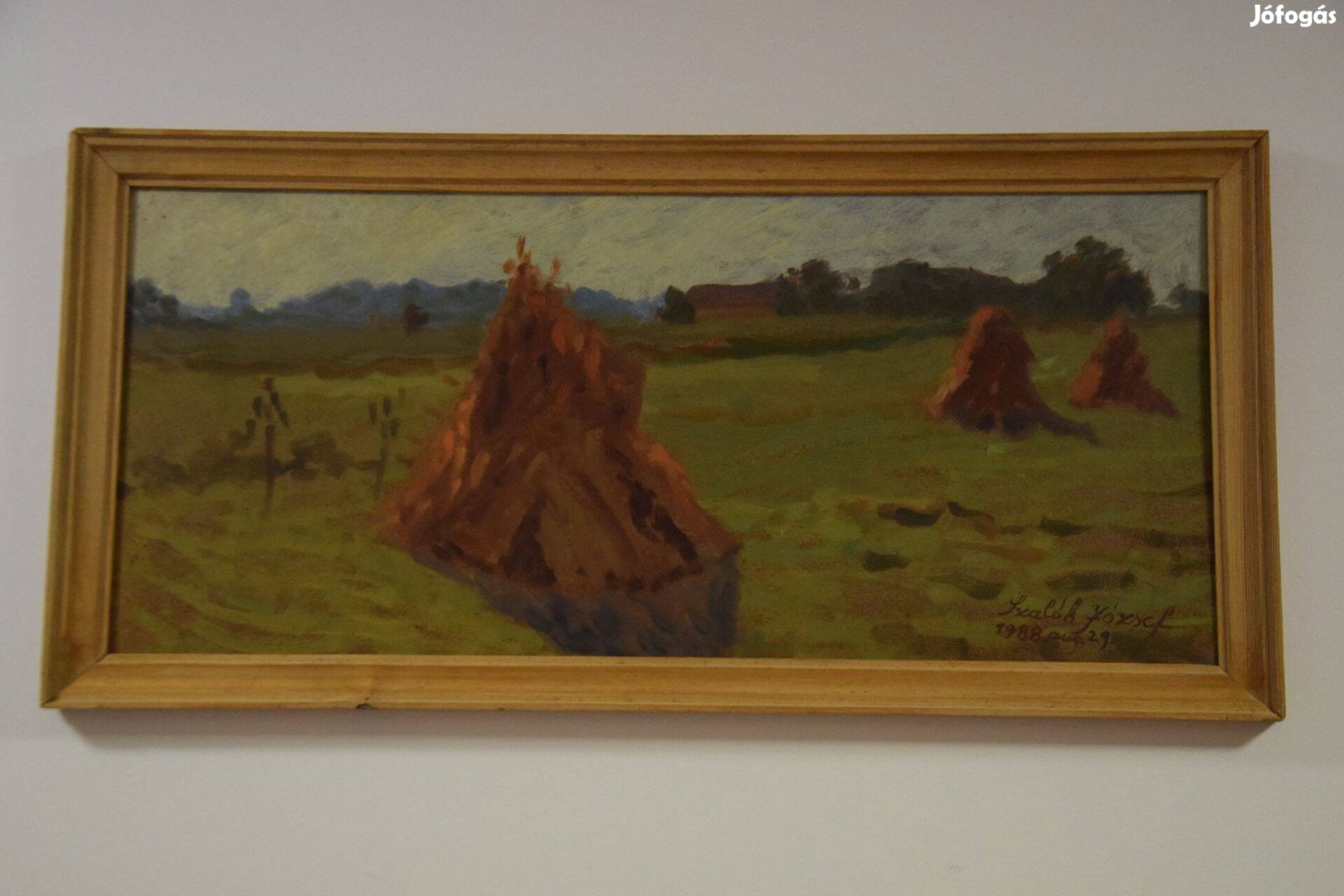 Szalók József festmény 33X74 eladó