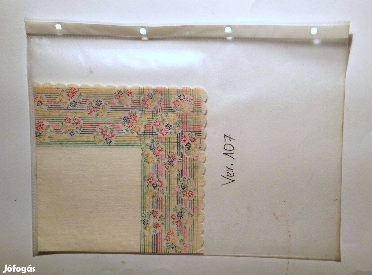 Szalvéta Ver.107 papír retró