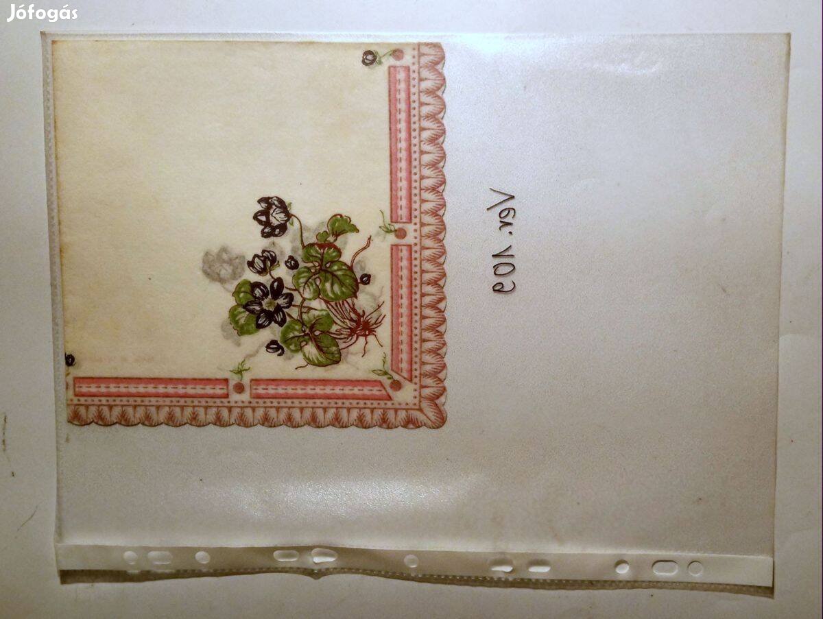 Szalvéta Ver.109 papír retró