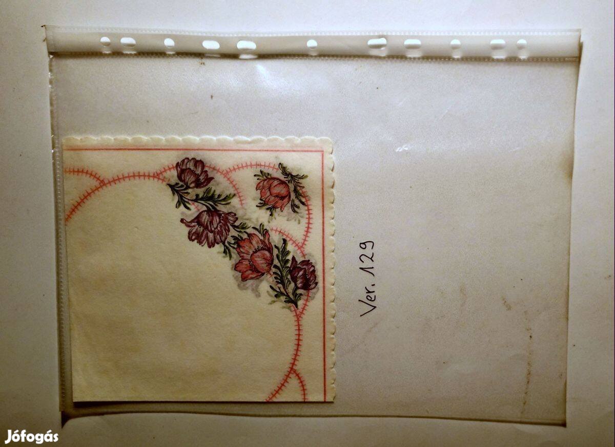 Szalvéta Ver.129 papír retró