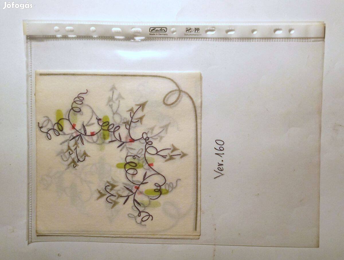 Szalvéta Ver.160 papír retró