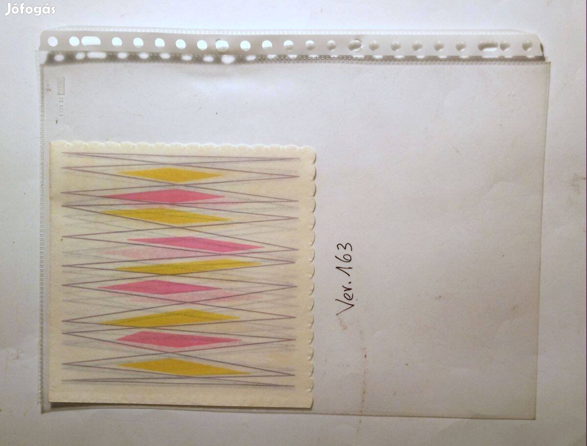 Szalvéta Ver.163 papír retró