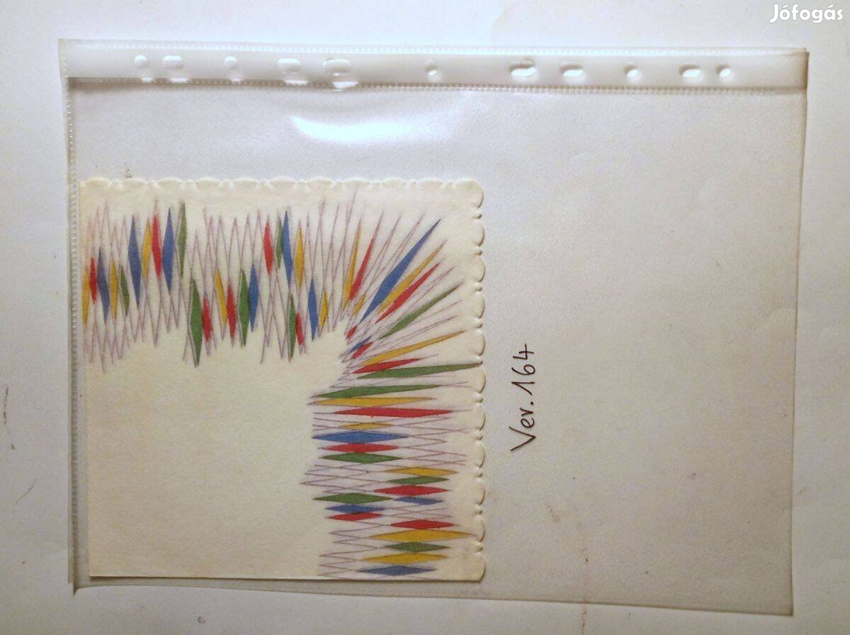 Szalvéta Ver.164 papír retró