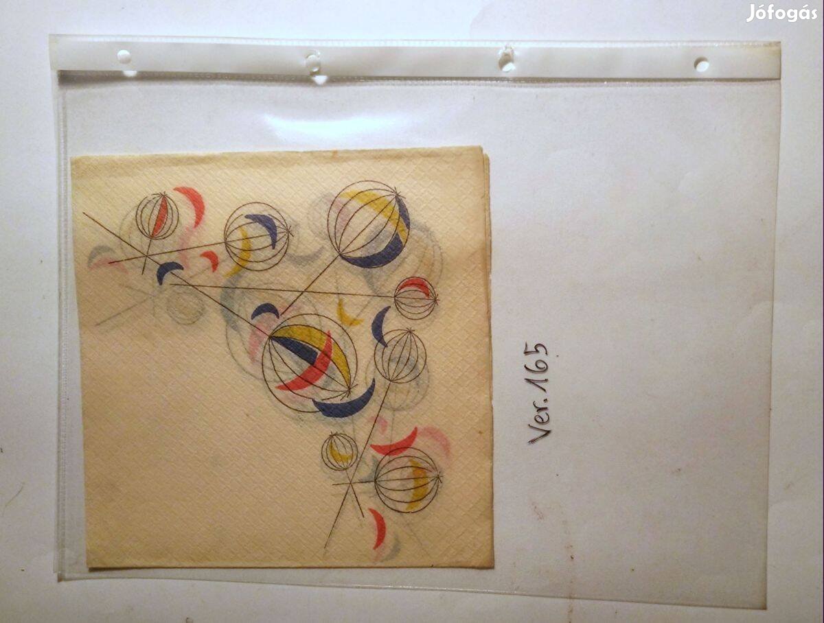 Szalvéta Ver.165 papír retró