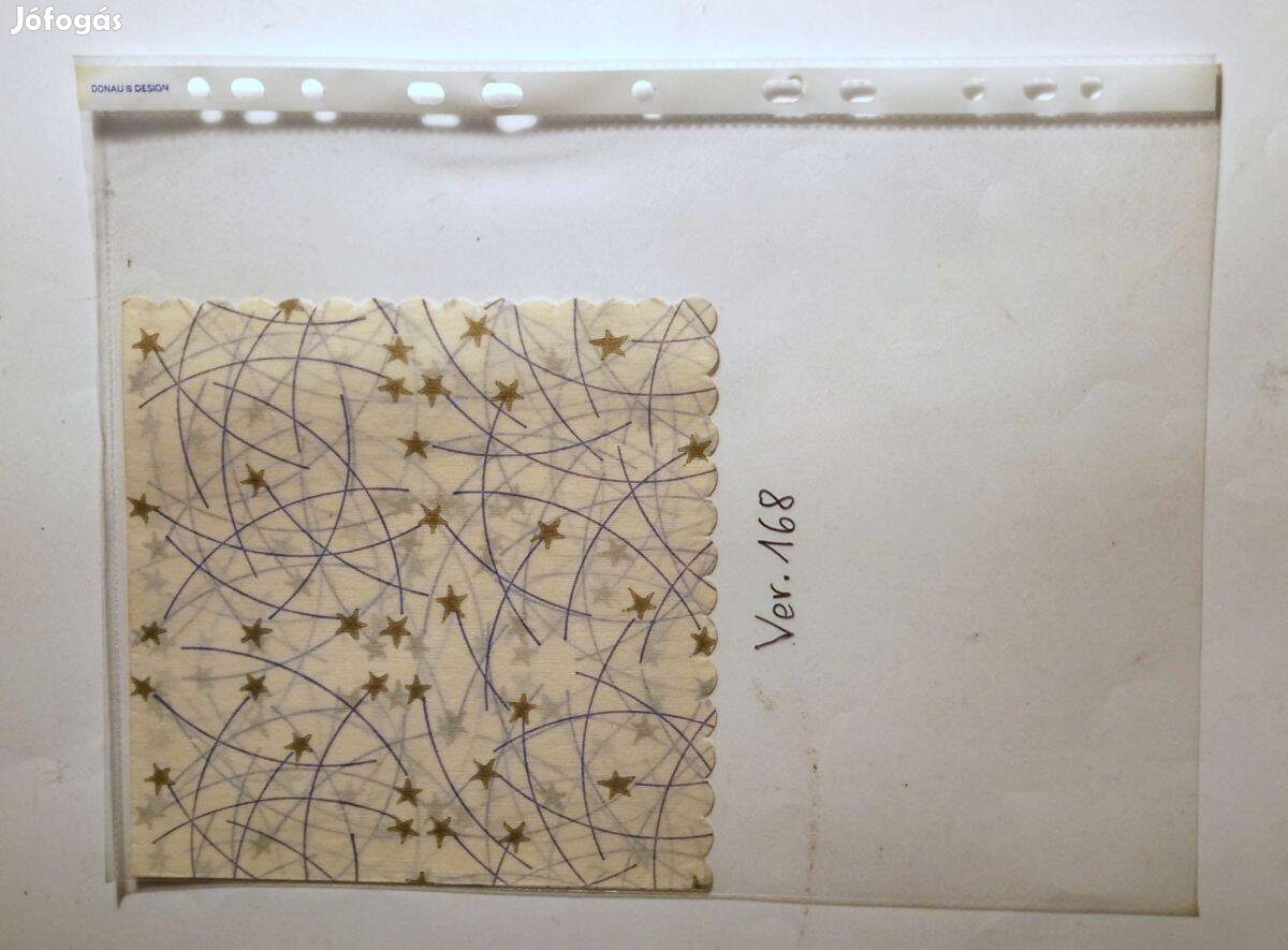 Szalvéta Ver.168 papír retró