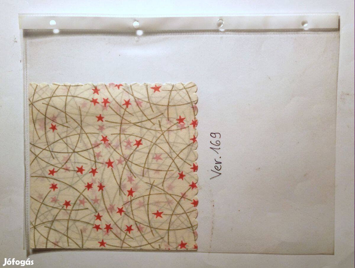 Szalvéta Ver.169 papír retró