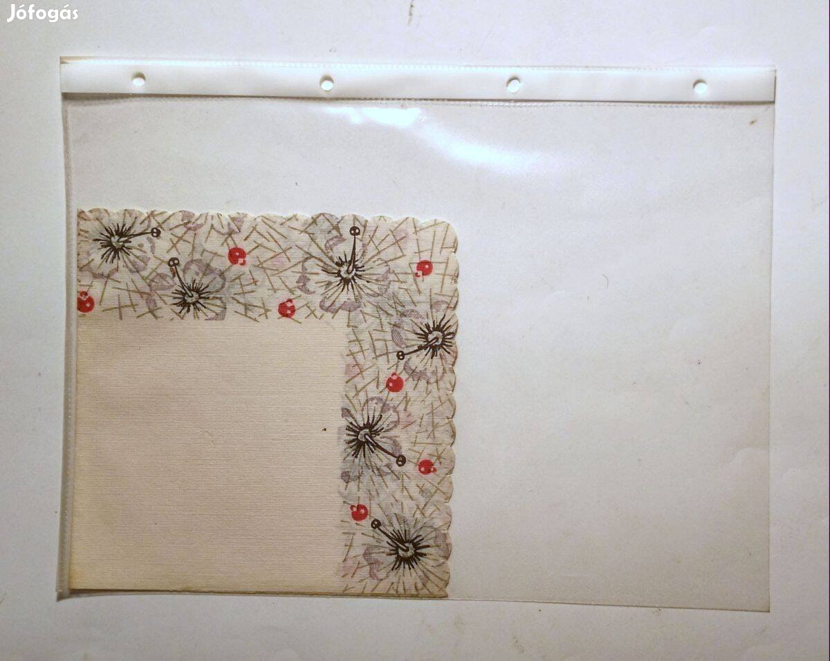 Szalvéta Ver.16 papír retró